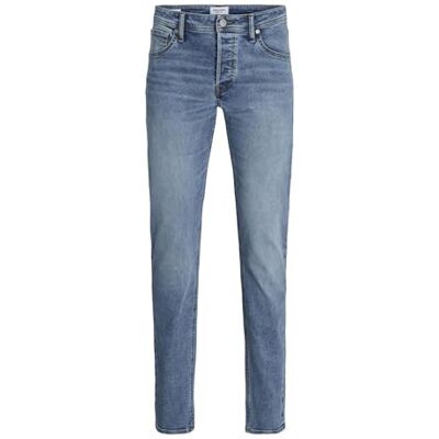 JACK & JONES Male Slim Fit Jeans Jjiglenn Jjoriginal MF 704 Noos Slim Fit Jeans, Blue Denim, 32 W/30 L JACK & JONES Male Slim Fit Jeans Jjiglenn Jjoriginal MF 704 Noos Slim Fit Jeans, Blue Denim, 32 W/30 L