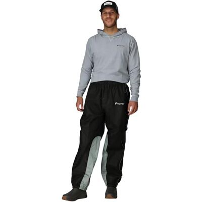 FROGG TOGGS mens Road Toad Reflective Waterproof Rain Pants, Black, XX-Large US FROGG TOGGS mens Road Toad Reflective Waterproof Rain Pants, Black, XX-Large US