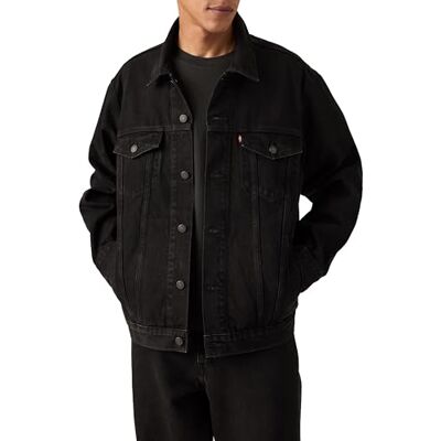 Levi's Men's Relaxed Fit Trucker Denim Jacket (Pack of 1), Never Too Much T, L Levi's Men's Relaxed Fit Trucker Denim Jacket (Pack of 1), Never Too Much T, L