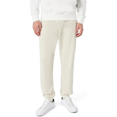 Tommy Hilfiger Men’s Jogging Bottoms with Drawstring, Off-White (Newsprint), XXL Tommy Hilfiger Men’s Jogging Bottoms with Drawstring, Off-White (Newsprint), XXL