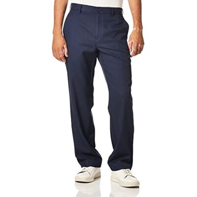 PGA TOUR Men's Flat Front Golf Pant with Expandable Waistband, Black Iris, 36W x 32L PGA TOUR Men's Flat Front Golf Pant with Expandable Waistband, Black Iris, 36W x 32L