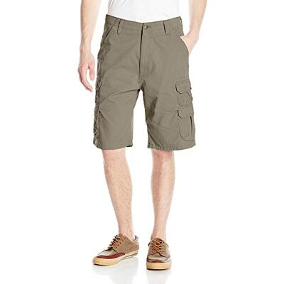 Wrangler Authentics Wrangler Men's Big-Tall Authentics Premium Cargo Short, Bullfrog, 46 Wrangler Authentics Wrangler Men's Big-Tall Authentics Premium Cargo Short, Bullfrog, 46