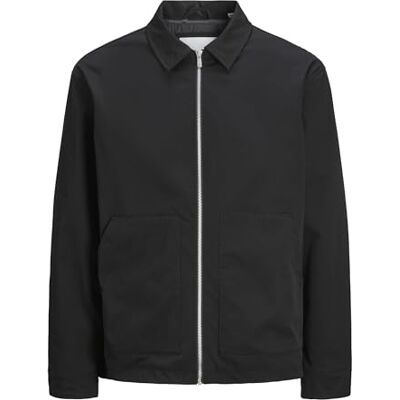 JACK & JONES Male Shirt Jacket, black, xx_l JACK & JONES Male Shirt Jacket, black, xx_l