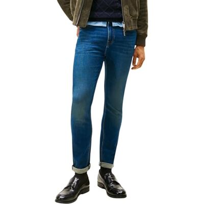 Tommy Hilfiger Men's Bleecker Mckinley Blue Slim Fit Jeans, Blue (Mc Kinley Blue), 32W/34L Tommy Hilfiger Men's Bleecker Mckinley Blue Slim Fit Jeans, Blue (Mc Kinley Blue), 32W/34L