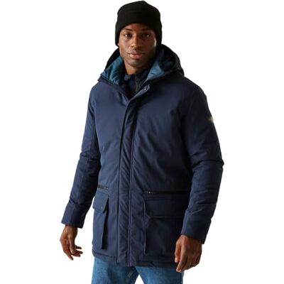 Regatta Mens Rhodo Padded Jacket Waterproof Breathable Insulated Winter Coat Regatta Mens Rhodo Padded Jacket Waterproof Breathable Insulated Winter Coat