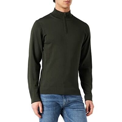 Casual Friday Men's Karlo Merino Knit Pullover Green S Casual Friday Men's Karlo Merino Knit Pullover Green S