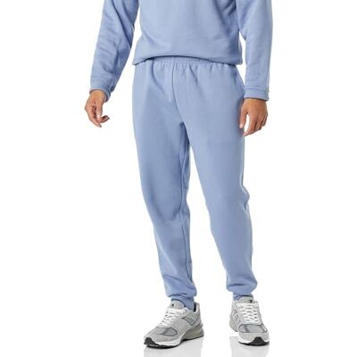 Amazon Essentials Men's Relaxed Fit Fleece Sweatpants, Slate Blue, XS Amazon Essentials Men's Relaxed Fit Fleece Sweatpants, Slate Blue, XS