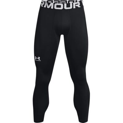 Under Armour Ua Mens Ua Cg Armour Leggings Black / / White Md Under Armour Ua Mens Ua Cg Armour Leggings Black / / White Md