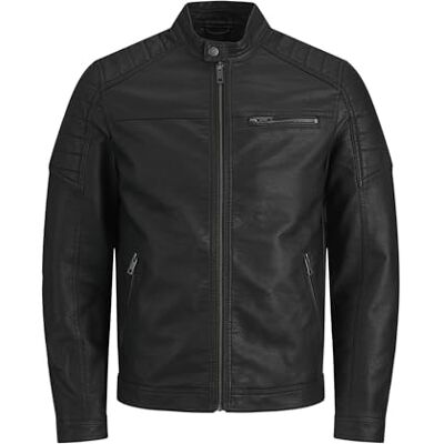 JACK & JONES Synthetic Suede Jacket Regular Fit, Plain, Long Sleeves, Regular, Outdoor, Maximum temperature 30°C gentle process JACK & JONES Synthetic Suede Jacket Regular Fit, Plain, Long Sleeves, Regular, Outdoor, Maximum temperature 30°C gentle process