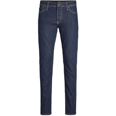 JACK & JONES Mens Jjiglenn Jjoriginal Sq 430 Noos Jean Pants, Blue Denim, 33W / 34L UK JACK & JONES Mens Jjiglenn Jjoriginal Sq 430 Noos Jean Pants, Blue Denim, 33W / 34L UK