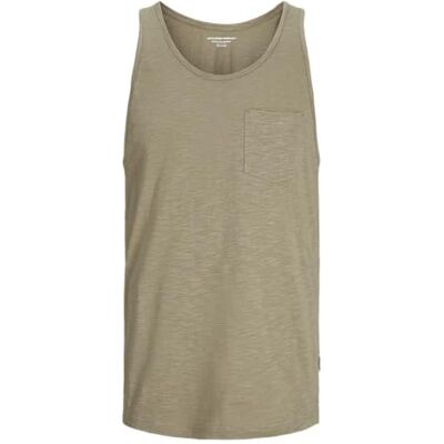 JACK & JONES Jorvarenna Slub Tank Top, Silver Sage, M JACK & JONES Jorvarenna Slub Tank Top, Silver Sage, M