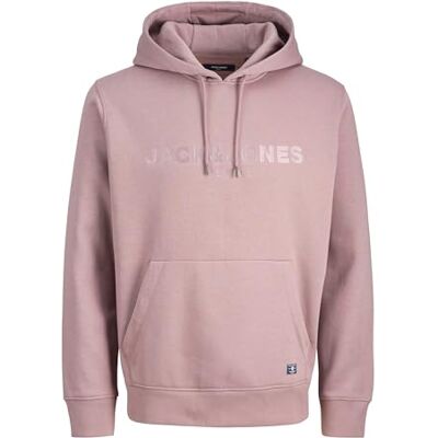 JACK & JONES Jprbluloyal Prau25 Sweat Hood, Twilight Mauve, S JACK & JONES Jprbluloyal Prau25 Sweat Hood, Twilight Mauve, S