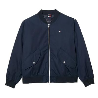 Tommy Hilfiger Men's Baseball Collar Authentic Bomber Jacket, Blue (Desert Sky), XXL Tommy Hilfiger Men's Baseball Collar Authentic Bomber Jacket, Blue (Desert Sky), XXL