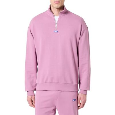 Hugo Boss Men's Neeler Sweatshirt, Dark pink, L Hugo Boss Men's Neeler Sweatshirt, Dark pink, L