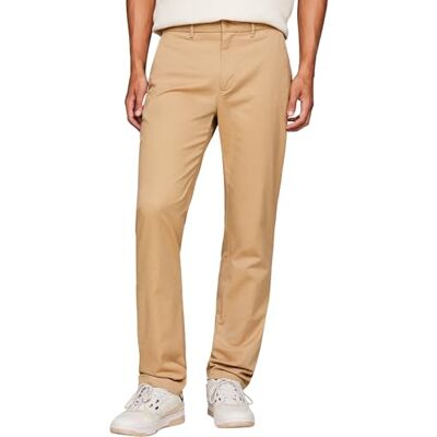 Tommy Hilfiger Men Chino Denton 1985 Pima Cotton Woven Pants, Yellow, 32W / 29L Tommy Hilfiger Men Chino Denton 1985 Pima Cotton Woven Pants, Yellow, 32W / 29L