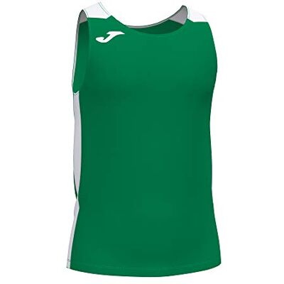 Joma Record II Men's T-Shirt White Green Joma Record II Men's T-Shirt White Green