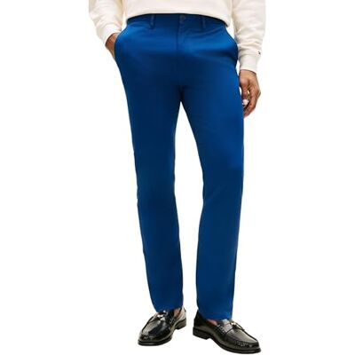 Tommy Hilfiger Men's Chinos Core Denton Essential Twill Straight Fit, Blue (Blue Jean), 40W/30L Tommy Hilfiger Men's Chinos Core Denton Essential Twill Straight Fit, Blue (Blue Jean), 40W/30L