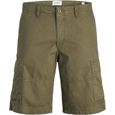 JACK & JONES Men's Jpstcole Jjmateo Cargo Shorts Pls, Olive Night, 44 JACK & JONES Men's Jpstcole Jjmateo Cargo Shorts Pls, Olive Night, 44