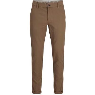 JACK & JONES Jpstmarco Fury Noos Men's Slim Fit Chino Trousers, Rain Drum, 28 W/32 L JACK & JONES Jpstmarco Fury Noos Men's Slim Fit Chino Trousers, Rain Drum, 28 W/32 L