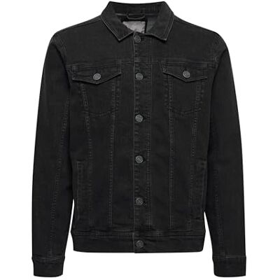 b BLEND Blend BHBHNARIL Outerwear Men's Denim Jacket Transition Jacket, Denim black (200297), M b BLEND Blend BHBHNARIL Outerwear Men's Denim Jacket Transition Jacket, Denim black (200297), M