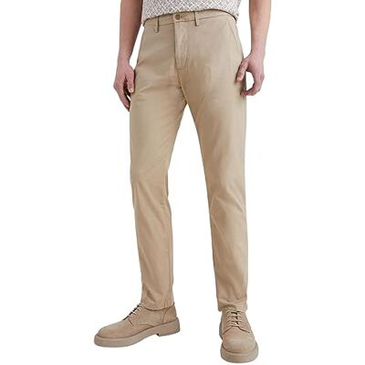 Tommy Hilfiger Men’s Core Denton 1985 Pima Cotton Chinos, Beige (Batique Khaki), 31W/32L Tommy Hilfiger Men’s Core Denton 1985 Pima Cotton Chinos, Beige (Batique Khaki), 31W/32L