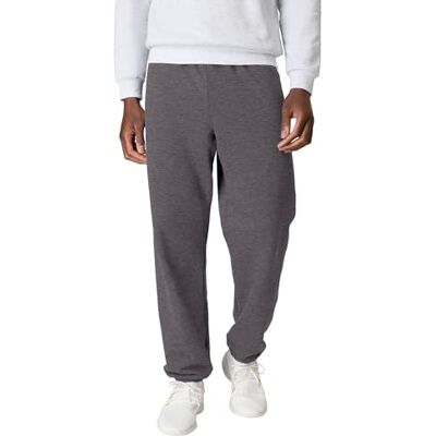 Hanes Mens EcoSmart Best Sweatpants, Athletic Lounge Pants with Cinched Cuffs, Charcoal Heather 1 Pack, Large Hanes Mens EcoSmart Best Sweatpants, Athletic Lounge Pants with Cinched Cuffs, Charcoal Heather 1 Pack, Large