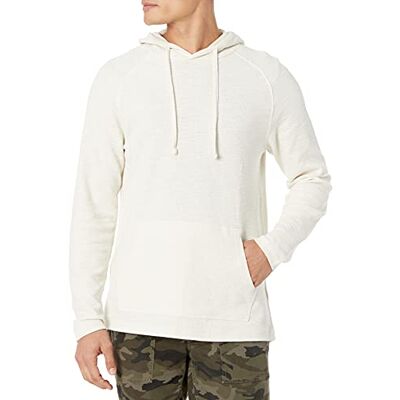Amazon Essentials Men's Long-Sleeve Slub Thermal Pullover Hoodie (Previously Goodthreads), Ivory, 3XL Amazon Essentials Men's Long-Sleeve Slub Thermal Pullover Hoodie (Previously Goodthreads), Ivory, 3XL