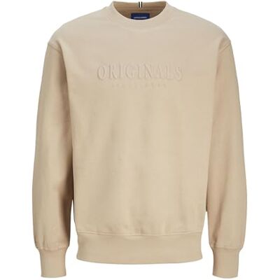 JACK & JONES Male Sweatshirt Printed Sweatshirt, Humus, S JACK & JONES Male Sweatshirt Printed Sweatshirt, Humus, S