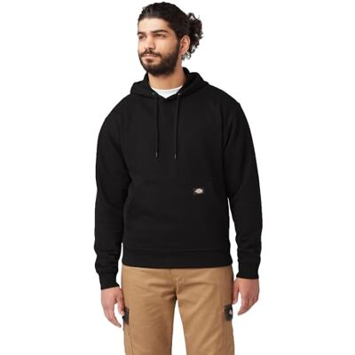 Dickies , Men's, MIDWEIGHT PULLOVER FLEECE HOODIE REGULAR, BLACK, M Dickies , Men's, MIDWEIGHT PULLOVER FLEECE HOODIE REGULAR, BLACK, M
