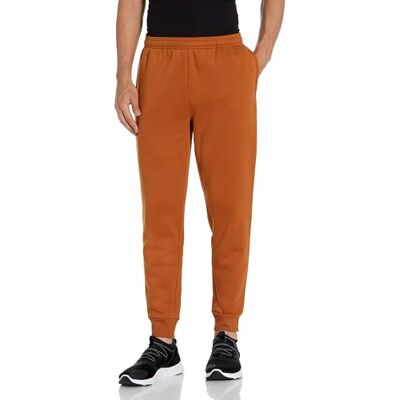 Amazon Essentials Men's Relaxed Fit Fleece Sweatpants, Nutmeg, XS Amazon Essentials Men's Relaxed Fit Fleece Sweatpants, Nutmeg, XS