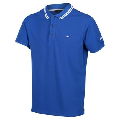Regatta Mens Talcott II Pique Polo Shirt Blue S Regatta Mens Talcott II Pique Polo Shirt Blue S