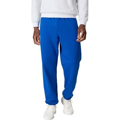 Hanes Men's Fleece Sweatpants, EcoSmart Athletic Lounge Pants, 32" (1 Or 2 Pack), Deep Royal, XXXL Hanes Men's Fleece Sweatpants, EcoSmart Athletic Lounge Pants, 32" (1 Or 2 Pack), Deep Royal, XXXL