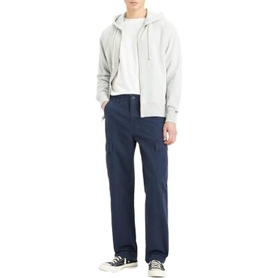 Levi's Xx Cargo Straight Navy Blazer Canvas, Blazer Navy, 32W / 34L Levi's Xx Cargo Straight Navy Blazer Canvas, Blazer Navy, 32W / 34L