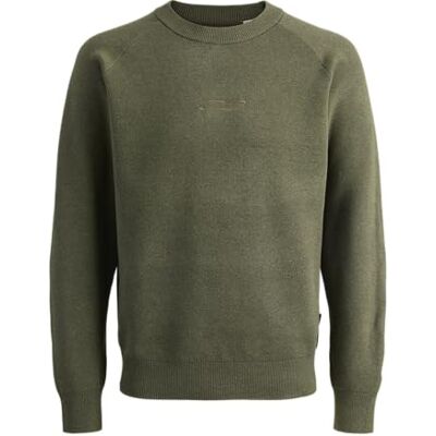JACK & JONES Jcofusion Knit Crew Neck, Grape Leaf, M JACK & JONES Jcofusion Knit Crew Neck, Grape Leaf, M