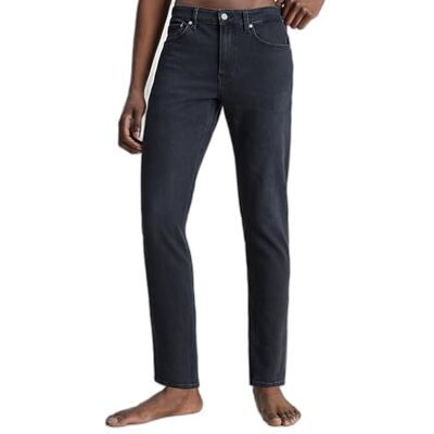Calvin Klein Men’s Slim Tapered Fit Jeans, Black (Denim Black), 36W/34L Calvin Klein Men’s Slim Tapered Fit Jeans, Black (Denim Black), 36W/34L