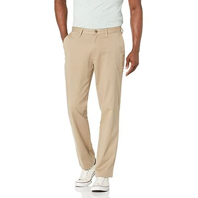 Nautica Men's Classic Fit Flat Front Stretch Solid Chino Deck Pant Pants Nautica Men's Classic Fit Flat Front Stretch Solid Chino Deck Pant Pants