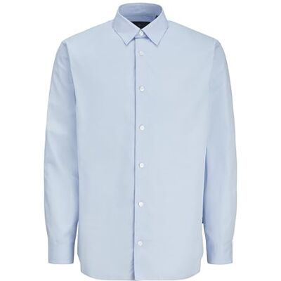 JACK & JONES Jprblabushwick Stanley Shirt L/S Sn, Chambray Blue/fit: Solid, M JACK & JONES Jprblabushwick Stanley Shirt L/S Sn, Chambray Blue/fit: Solid, M