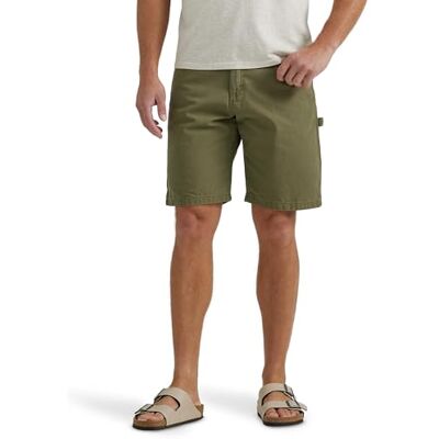 Wrangler Authentics Men's Loose Fit Carpenter Short, Burnt Olive, 34 Wrangler Authentics Men's Loose Fit Carpenter Short, Burnt Olive, 34
