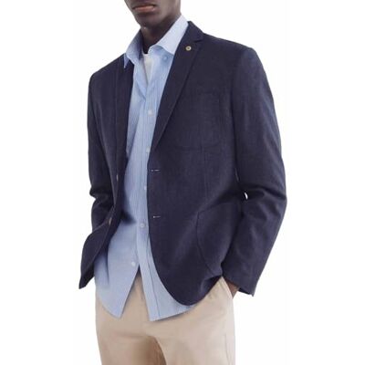 Springfield 5da Blazer Linen Structure Jacket Man Springfield 5da Blazer Linen Structure Jacket Man