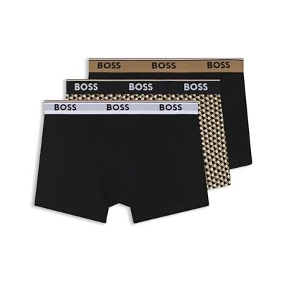 Boss Three-Pack of Logo Underwear T-Shirts in Cotton Jersey Boss Three-Pack of Logo Underwear T-Shirts in Cotton Jersey