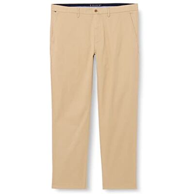 Tommy Hilfiger Men’s Core Denton 1985 Pima Cotton Chinos, Beige (Batique Khaki), 40W/30L Tommy Hilfiger Men’s Core Denton 1985 Pima Cotton Chinos, Beige (Batique Khaki), 40W/30L