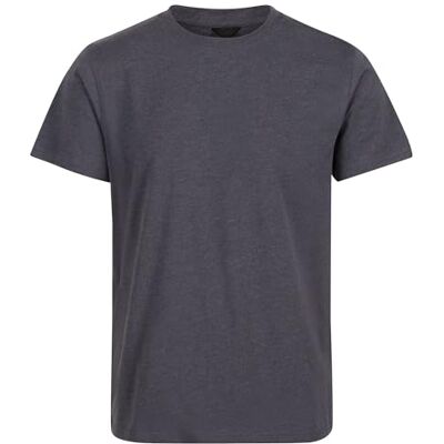 Regatta Professional Mens Pro Soft Touch Cotton Short Sleeved T Shirt Seal Grey Regatta Professional Mens Pro Soft Touch Cotton Short Sleeved T Shirt Seal Grey