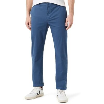 Tommy Hilfiger Men Mercer Essential Twill Chino Woven Pants, Blue, 28W / 29L Tommy Hilfiger Men Mercer Essential Twill Chino Woven Pants, Blue, 28W / 29L
