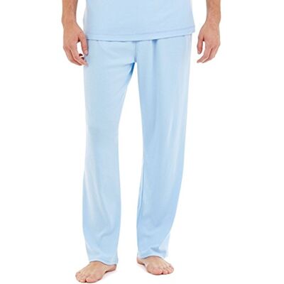 Nautica Men's Soft Knit Sleep Lounge-Pant Pajama Bottom, Noon Blue, M Nautica Men's Soft Knit Sleep Lounge-Pant Pajama Bottom, Noon Blue, M