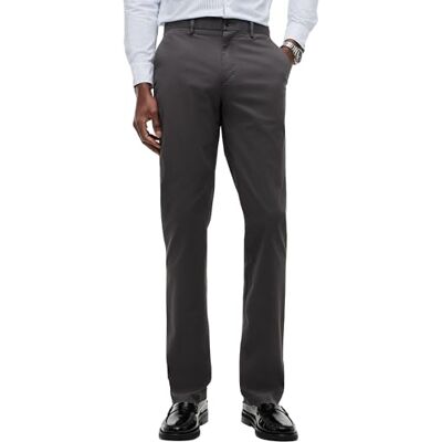 Tommy Hilfiger Men’s Core Denton 1985 Pima Cotton Chinos, Grey (Dark Ash), 38W/30L Tommy Hilfiger Men’s Core Denton 1985 Pima Cotton Chinos, Grey (Dark Ash), 38W/30L