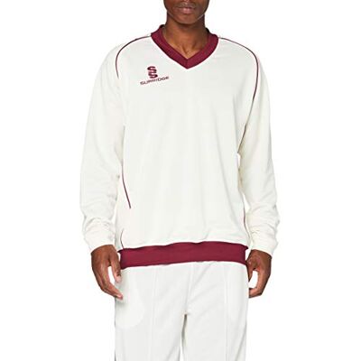 Surridge Sports Men Curve Sleeveless Sweater Maroon, Size 2X-Large Surridge Sports Men Curve Sleeveless Sweater Maroon, Size 2X-Large
