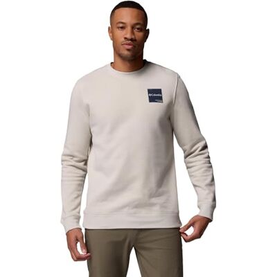 Columbia Men's Trek Crew, Crew Sweatshirt, Dark Stone/Boxy Brand, Medium Columbia Men's Trek Crew, Crew Sweatshirt, Dark Stone/Boxy Brand, Medium