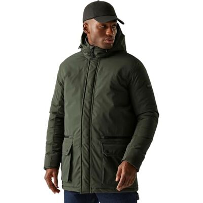Regatta Mens Rhodo Padded Jacket Waterproof Breathable Insulated Winter Coat Regatta Mens Rhodo Padded Jacket Waterproof Breathable Insulated Winter Coat