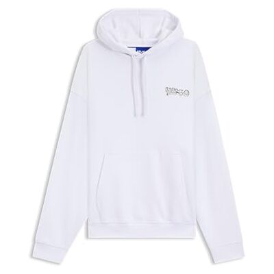Hugo Boss Men's Nyrohood Sweatshirt, White, M Hugo Boss Men's Nyrohood Sweatshirt, White, M