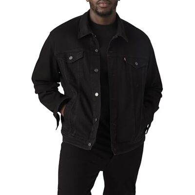 Levi's Men's Trucker Denim Jacket, Blue (Lamar Big 0020), XXXX-Large Levi's Men's Trucker Denim Jacket, Blue (Lamar Big 0020), XXXX-Large